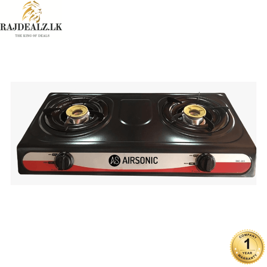 Airsonic Double Burner Gas Cooker
